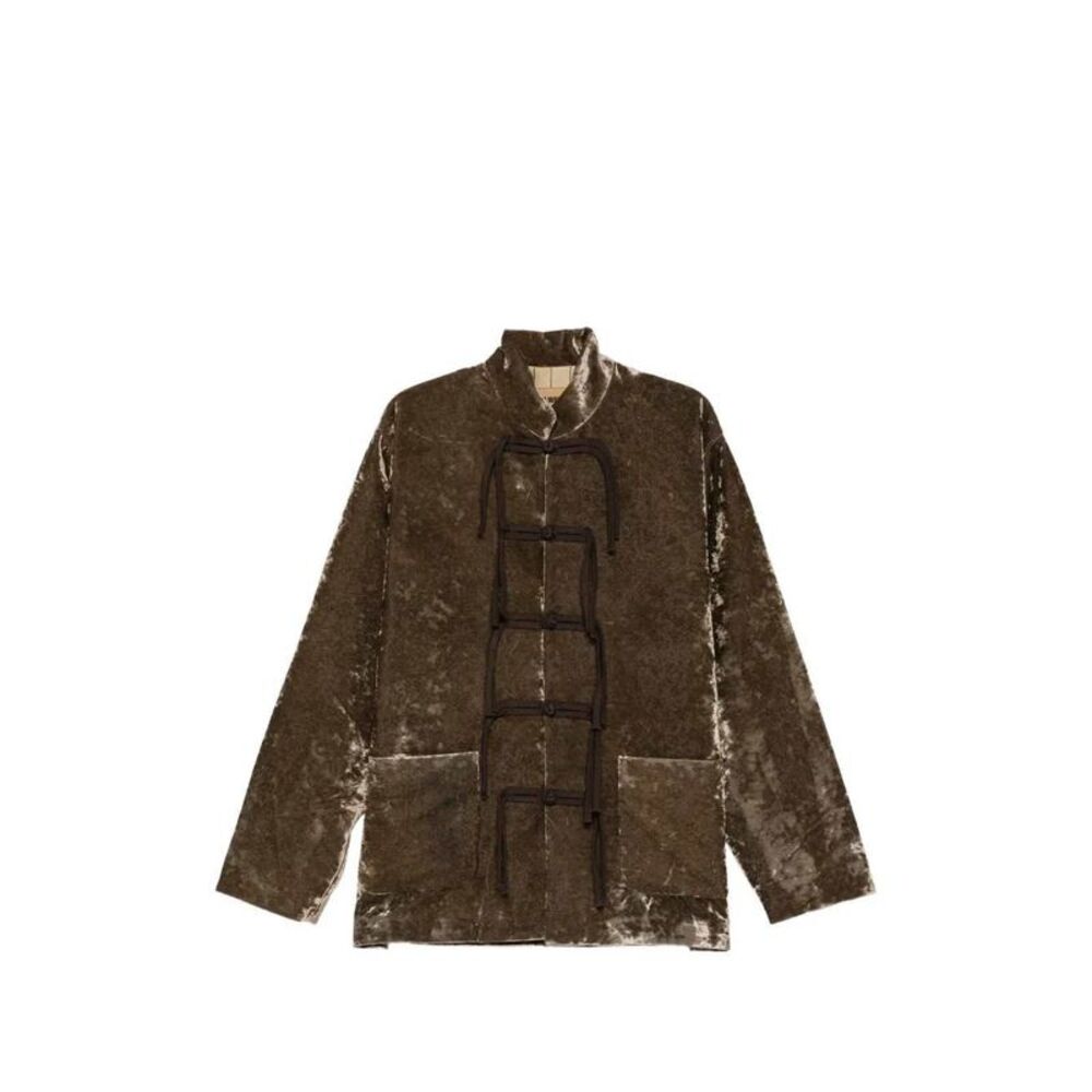 Uma Wang Men Velvet Jacket